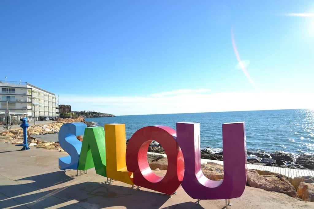 Bonito Apartamento Con Piscina Salou Kültér fotó